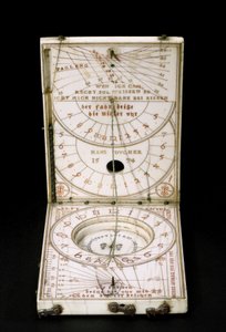 مزولة البوصلة اللوحية ، نورنبيرغ ، 1574 (انظر أيضًا 259577-79) بواسطة هانز دوتر