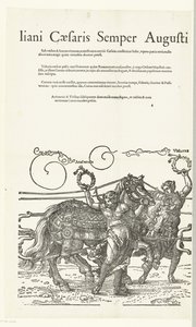 Triomfwagen van keizer Maximiliaan I Kopieën naar Dürers Triomfwagen voor keizer Maximiliaan I (عنوان السلسلة) هذه عربة النصر تكريما لـ Invictus. والأمير المجيد د. ماكسيميليانوس قيصريس سمبر أوغسطس ، وعبر ألبرتوس بواسطة ألبريشت دورر