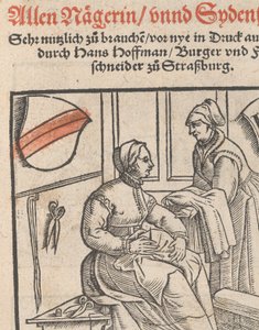 كتاب نموذجي جديد لجميع صفحات عنوان Nägerin و Sydenstickern ، 1r ، 1556. بواسطة هانز هوفمان
