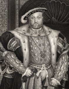 صورة للملك هنري الثامن (1491-1547) من "صور بريتيش لودج" ، 1823