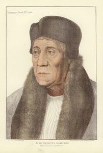 وليام وارهام ، رئيس أساقفة كانتربري (أكواتينت) بواسطة Hans Holbein der Jüngere