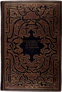 تجليد مجموعة "Aristotelis et Theophrasti historyias" "" رسمها هانز هولباين الأصغر (1497-1543) 1534 باريس ، فنون زخرفية بواسطة هانز هولبين الأصغر