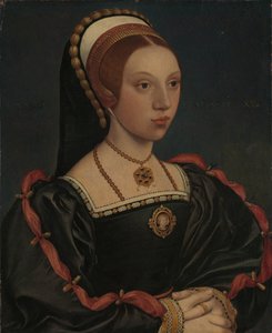 صورة لامرأة شابة كاثرين هوارد ، كاليفورنيا. 1540-1545