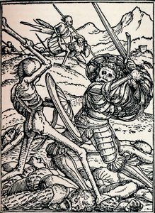 الفارس والموت ، 1538 ، 1917 بواسطة هانز هولبين الأصغر