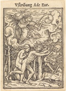 Vßtribung Ade Eue بواسطة Hans Holbein der Jüngere