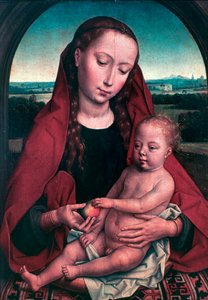 العذراء والطفل ، c1453-1494 بواسطة هانز مملينج