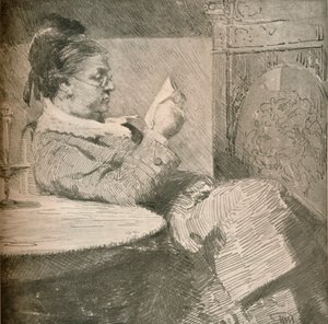 صورة لأم الفنانين ، ج 1912 بواسطة هانز نيكولاج هانسن