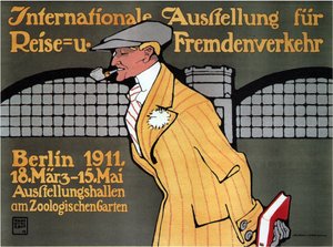 معرض السفر الدولي ، برلين ، 1911 بواسطة هانز رودي إردت