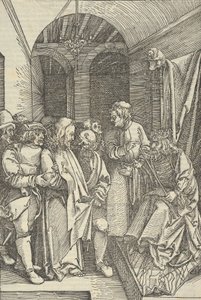 المسيح أمام هيرودس في قاعة ، من مرآة آلام ربنا يسوع المسيح ، 1507 ، 1507