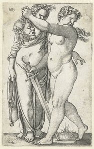 جوديث مع رئيس Holofernes والخادمة بواسطة هانز سيبالد بهام