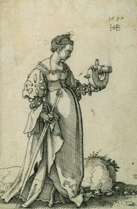 St. Catherine of Alexandria بواسطة هانز سيبالد بهام