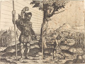 داود وجليات ، 1551.