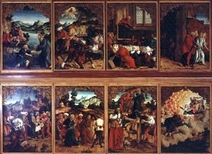 Polyptych: حياة المسيح