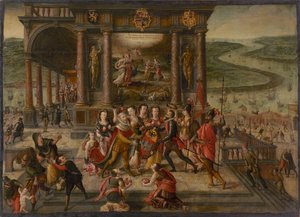 رمزية لسقوط أنتويرب في 17 أغسطس 1585 ، 1585-1586.