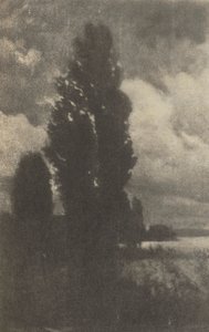 عمل الكاميرا: Poplars and Clouds ، 1906. بواسطة هانز واتزيك