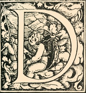 د - الأبجدية هانز Weiditz ، c1520-1521 ، 1908. بواسطة هانز ويديتز