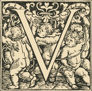 الخامس - الأبجدية هانز Weiditz ، c1520-1521 ، 1908. بواسطة هانز ويديتز