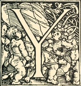 Y - الأبجدية هانز Weiditz ، c1520-1521 ، 1908.