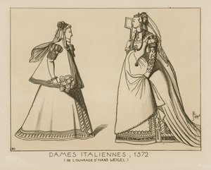 المرأة الإيطالية ، 1572 بواسطة هانز ويجل