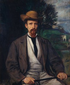 صورة شخصية بقبعة صفراء 1874 بواسطة هانز فون ماريس