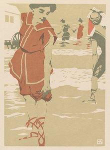 السباحون ، ج. 1900. بواسطة هانز فون نيومان