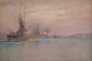 القصف البحري الروسي لمضيق البوسفور 1915-1916 بواسطة هانسن