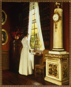 H.Slott-Möller، Morgenkaffe - Painting، 1914 بواسطة هارالد سلوت مولر
