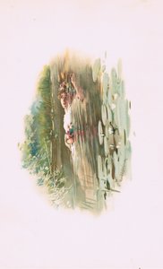 أوفيليا ، رسم توضيحي من قرية بواسطة هارولد كبينج