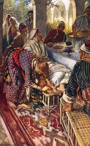 المرأة مع علبة المرهم بواسطة هارولد كبينج