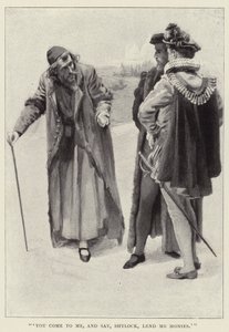 تعال إلي ، وتقول ، Shylock ، أقرضني الأموال بواسطة هارولد كبينج