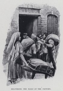 تسليم المسامير بالمصنع (صورة بالأبيض والأسود) بواسطة هارولد هيوم بيفارد