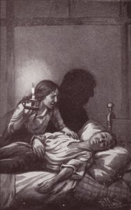 رسم توضيحي لغموض إدوين درود بواسطة تشارلز ديكنز (ليثو) بواسطة هارولد هيوم بيفارد