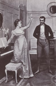 رسم توضيحي لـ Vanity Fair بواسطة William Makepeace Thackeray (litho) بواسطة هارولد هيوم بيفارد