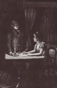 رسم توضيحي لـ Vanity Fair بواسطة William Makepeace Thackeray (litho) بواسطة هارولد هيوم بيفارد
