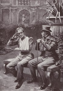 رسم توضيحي لـ Vanity Fair بواسطة William Makepeace Thackeray (litho) بواسطة هارولد هيوم بيفارد