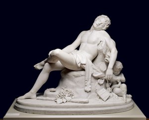The Sleeping Faun ، على غرار عام 1864 ، منحوتة ج. 1870. بواسطة هارييت جودهو هوسمر