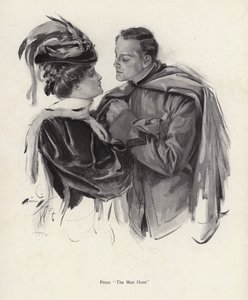 مشهد من The Man Hunt (litho) بواسطة هاريسون فيشر