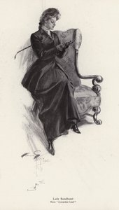 شخصية Lady Bazelhurst من رواية Cowardice Court لجورج بار ماكوتشين (litho) بواسطة هاريسون فيشر
