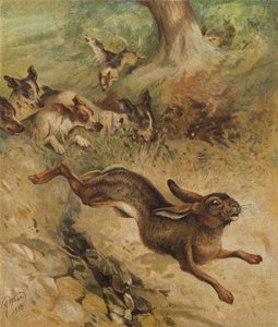 A Run for Life (chromolitho) بواسطة هاريسون ويليام وير