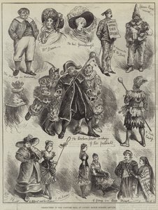 الشخصيات في كرة الأزياء في Colney Hatch Lunatic Asylum بواسطة هاري فورنيس