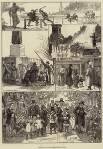 اسكتشات عطلة عيد الميلاد في لندن