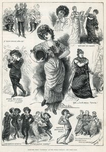 اسكتشات من Patience at the Opera Comique (نقش) بواسطة هاري فورنيس