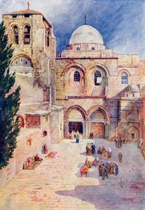 كنيسة القيامة، القدس، فلسطين، القدس، فلسطين، حوالي عام 1910، من كتاب فلسطين الحديثة لريتشارد بينليك نشر عام 1910