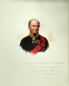 صورة دميتري فاسيليفيتش فاسيلتشيكوف 1778-1859 من ألبوم حراس الخيول الإمبراطورية ، 1846-1849