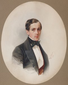 صورة لفيودور نيكولايفيتش تشيليشيف 1811-1881 ، 1851 بواسطة هاو
