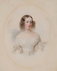صورة لدوقة Grand Duchess Olga Nikolaevna من روسيا 1822-1892 ، ملكة Württemberg ، 1838