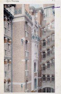 منظر لقلعة برينجر (1897-1898) ، المبنى الذي تجلى من قبل المهندس المعماري هيكتور غيمارد (1867-1942). بواسطة هيكتور غيمارد