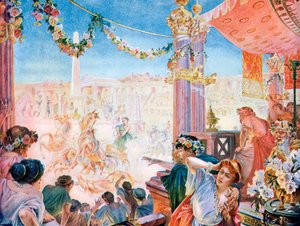 سيرك نيرون أو سيرك كاليجولا ، روما ، 1901. بواسطة هايلبرون