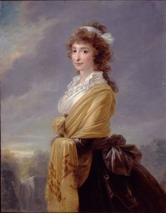 صورة للكونتيسة إليزابيث فون ثون - هوهنشتاين 1764-1806 ، 1787