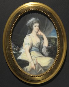 صورة ماريا فيلهيلمين ، الكونتيسة ثون-هوهنشتاين ، ج. 1790.
